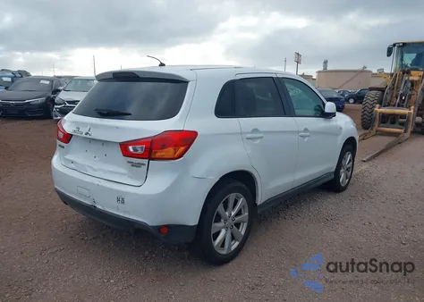 2015 Mitsubishi Outlander Sport Es из США, поврежденный, VIN 4A4AP3AU8FE055593